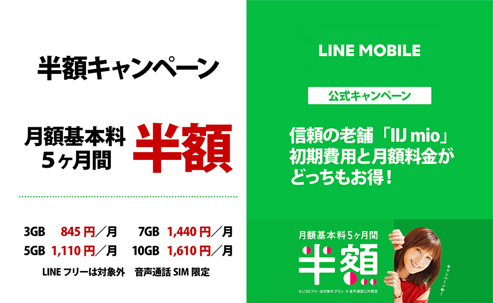 LINEモバイルキャンペーン