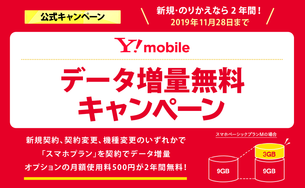 ワイモバイルキャンペーン