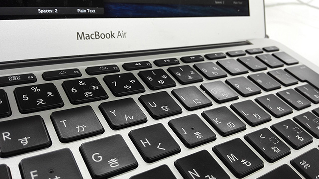 筆者のMacBookAir
