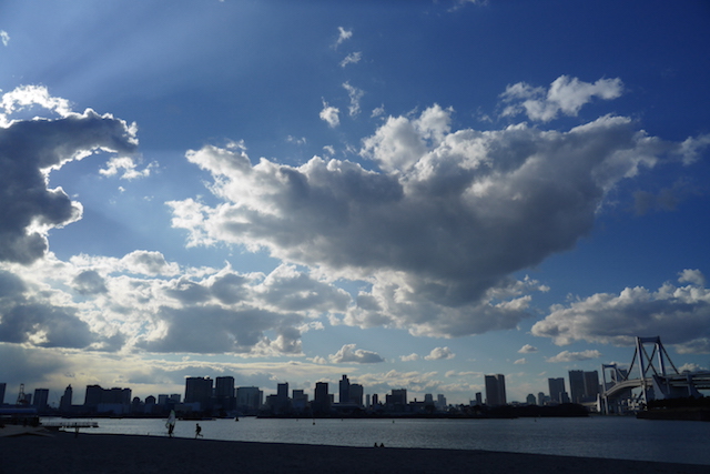 お台場の雲