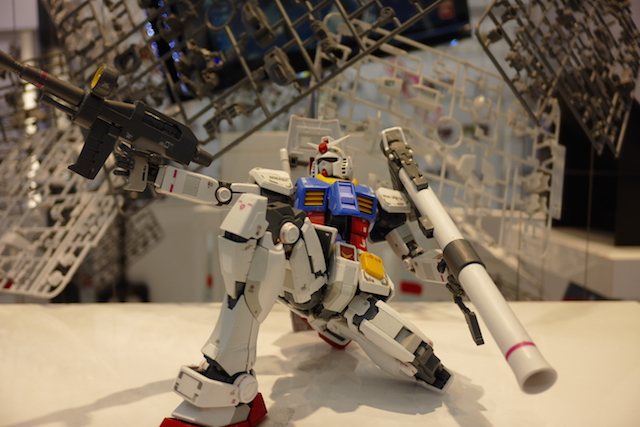 ガンダムのプラモデル