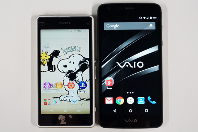 SIMフリースマホとしてVAIO Phoneとも比較