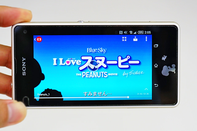 劇場版予告動画と音楽をプリインストール