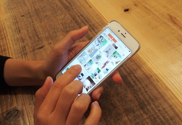 スマホから簡単にチェックできるRoomClip