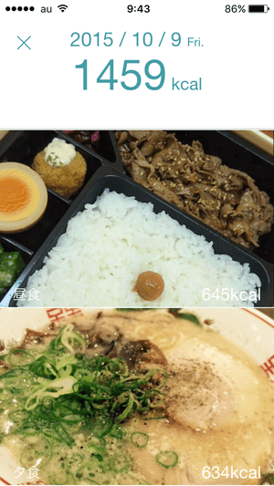カロナビ:写真からカロリーを計測