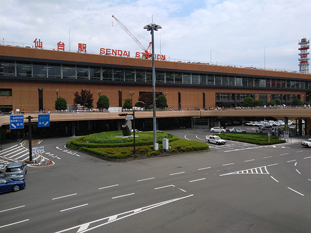 仙台駅(西口)の外観(HDRオフ)