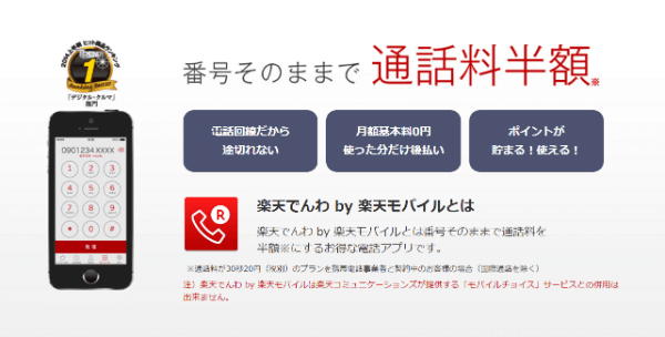 楽天でんわ