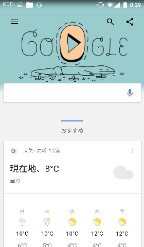 カードの表示例