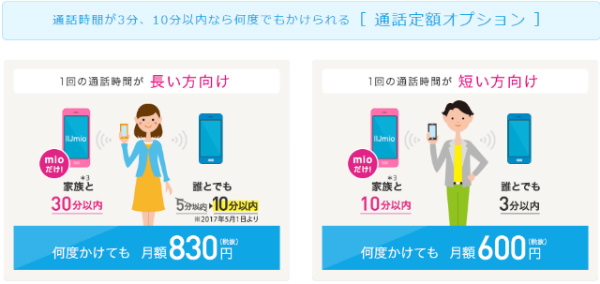 通話の多い方におすすめです