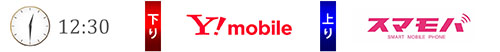 下りはY!mobile、上りスマモバ