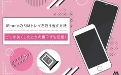 iPhoneと「SIMトレイ・SIMカード」