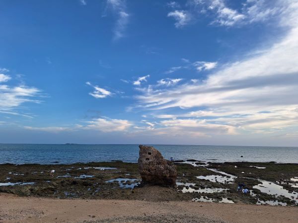 Galaxy A54 5Gで1倍ズーム撮影した海辺