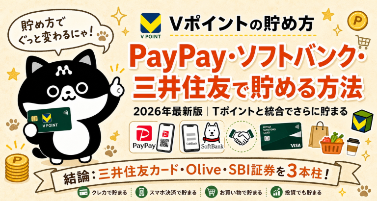 Vポイント貯め方