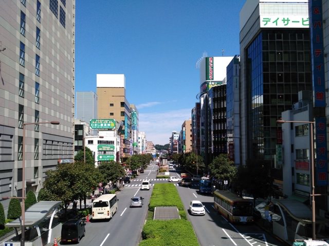 オートモードで撮影した街の様子