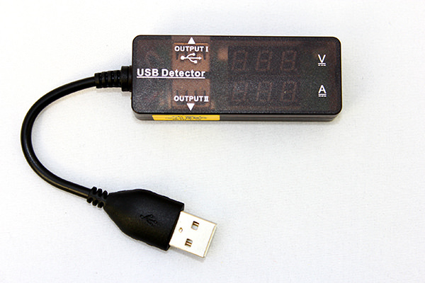 QC2.0対応 USB簡易電圧・電流チェッカー　価格1,380円（税込）