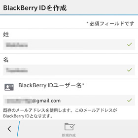 氏名、ユーザー名などを入力