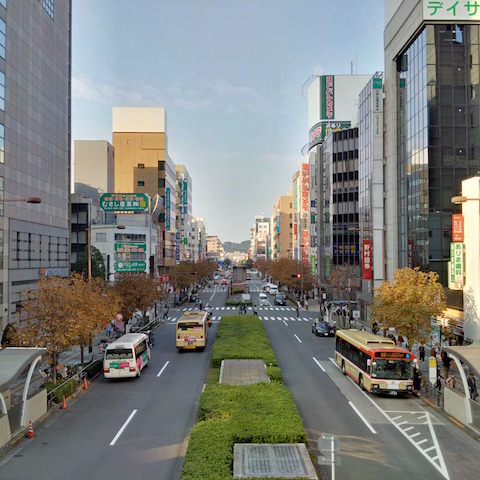 昼過ぎの街の景色(HDR使用時)