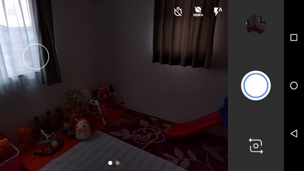 暗所撮影のテスト。薄暗い子ども部屋