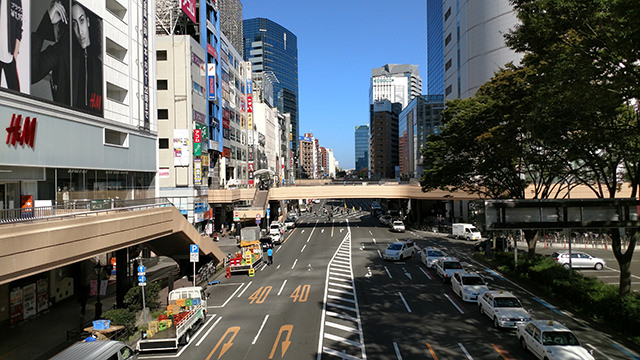 Moto Z カメラ作例:昼の仙台駅前(HDRオフ)