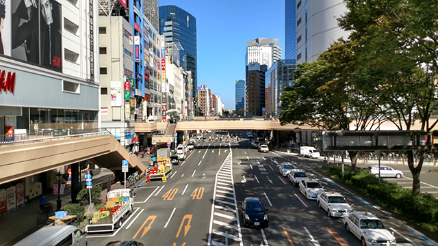 Moto Z カメラ作例:昼の仙台駅前(HDRオン)