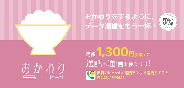 5段階定額制のプランです