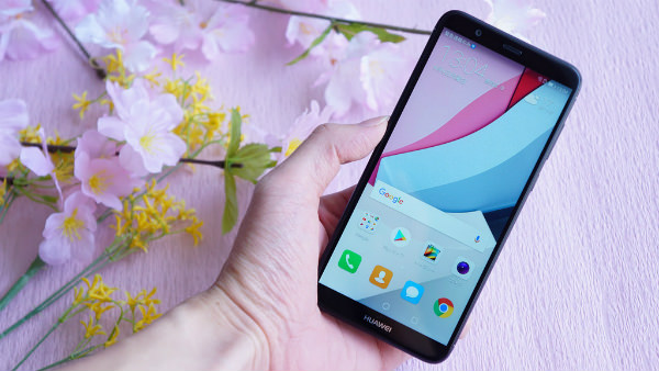 HUAWEI nova lite 2のディスプレイ