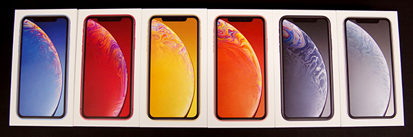 iPhone XR カラー比較