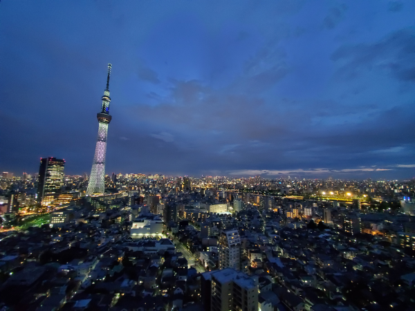 Galaxy S10+で撮影した夜景