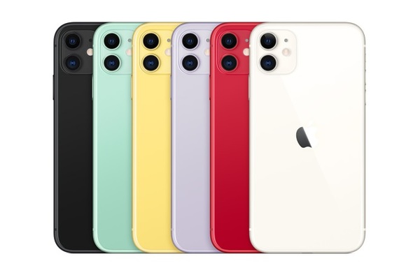 iPhone 11のカラーバリエーション