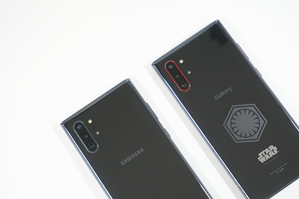 Galaxy Note10+通常モデルとスターウォーズコラボモデル比較②