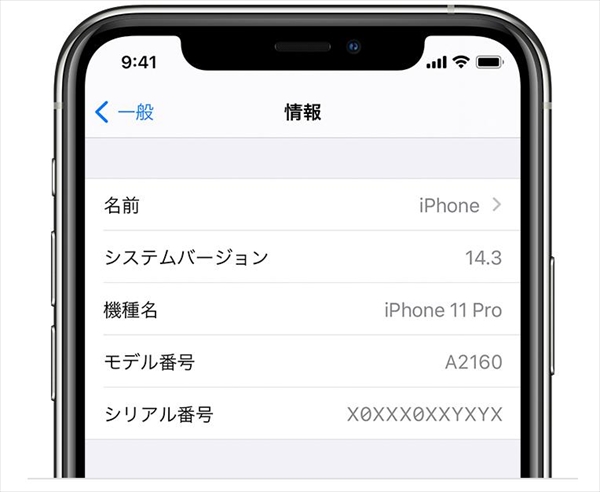 iOSのバージョンは、iPhoneの設定アイコン