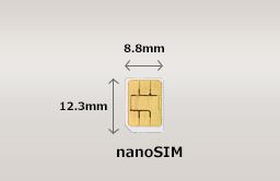 nanoSIMの写真