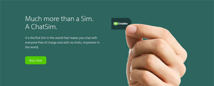 Chat専用SIM、ChatSIM登場!