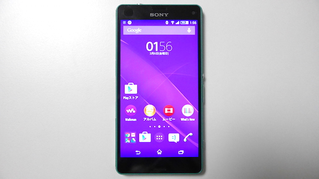 Xperia Z3 Compact(正面)