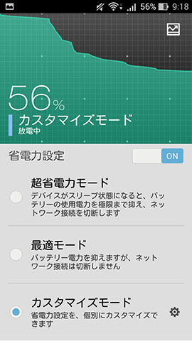 スマホに搭載された節電アプリの利用も効果的だ