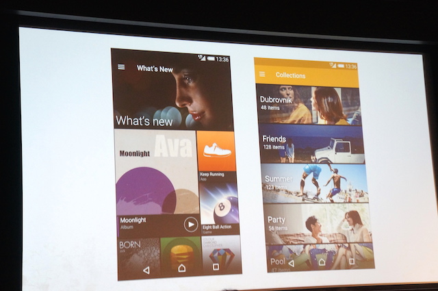 マテリアルデザインにXperiaの世界観を詰め込んだUIを提供