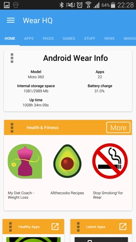 Wear Apps for Android Wear