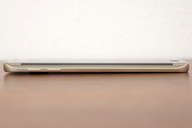 Galaxy S6 edgeの側面部