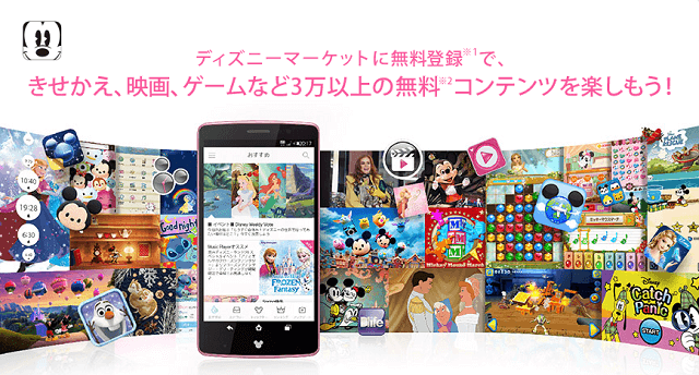 Disney Mobile Dm 01が15夏ドコモから発売 ファンタジーな仕掛けと便利な撮影機能を搭載