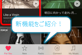 今までストレージに保存して聴いてた音楽は「My Music」から!