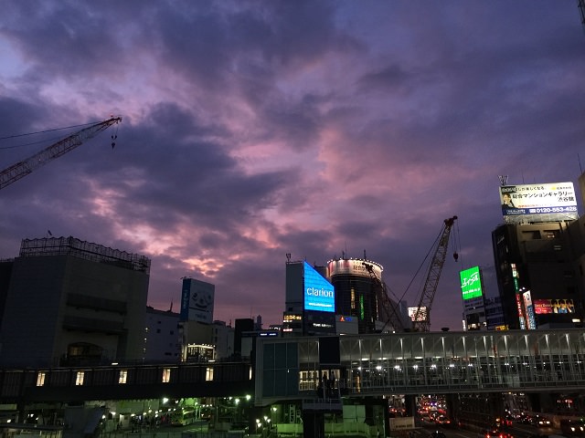 夜の測定結果