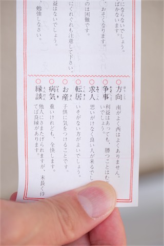 「南がよく西はよくありません」とのお告げを発見。ここから南の方角にあるのは……