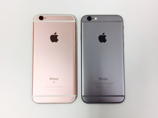 iPhone 6s と iPhone 6を比べる