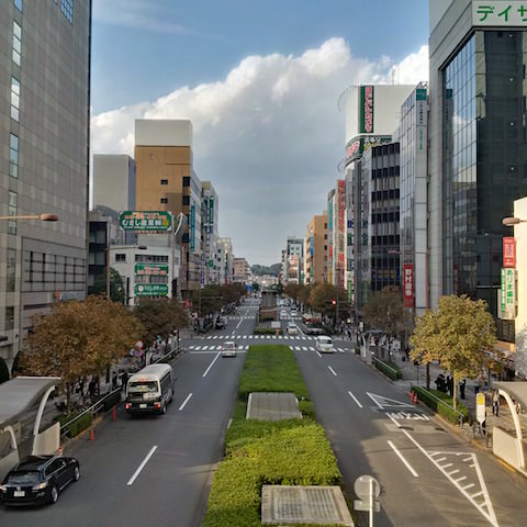 同じ時間と場所にて、HDRをONにして撮影した風景