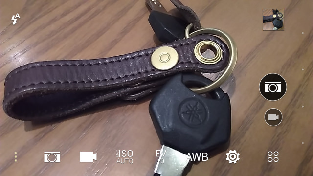 カメラ撮影時のUI
