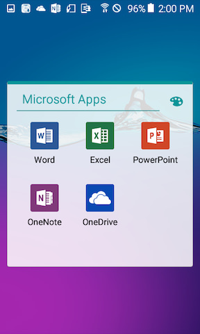 Microsoft Office関連アプリはプリインストール