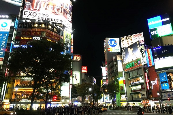 夜の渋谷