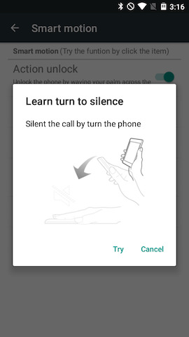 Turn to silence