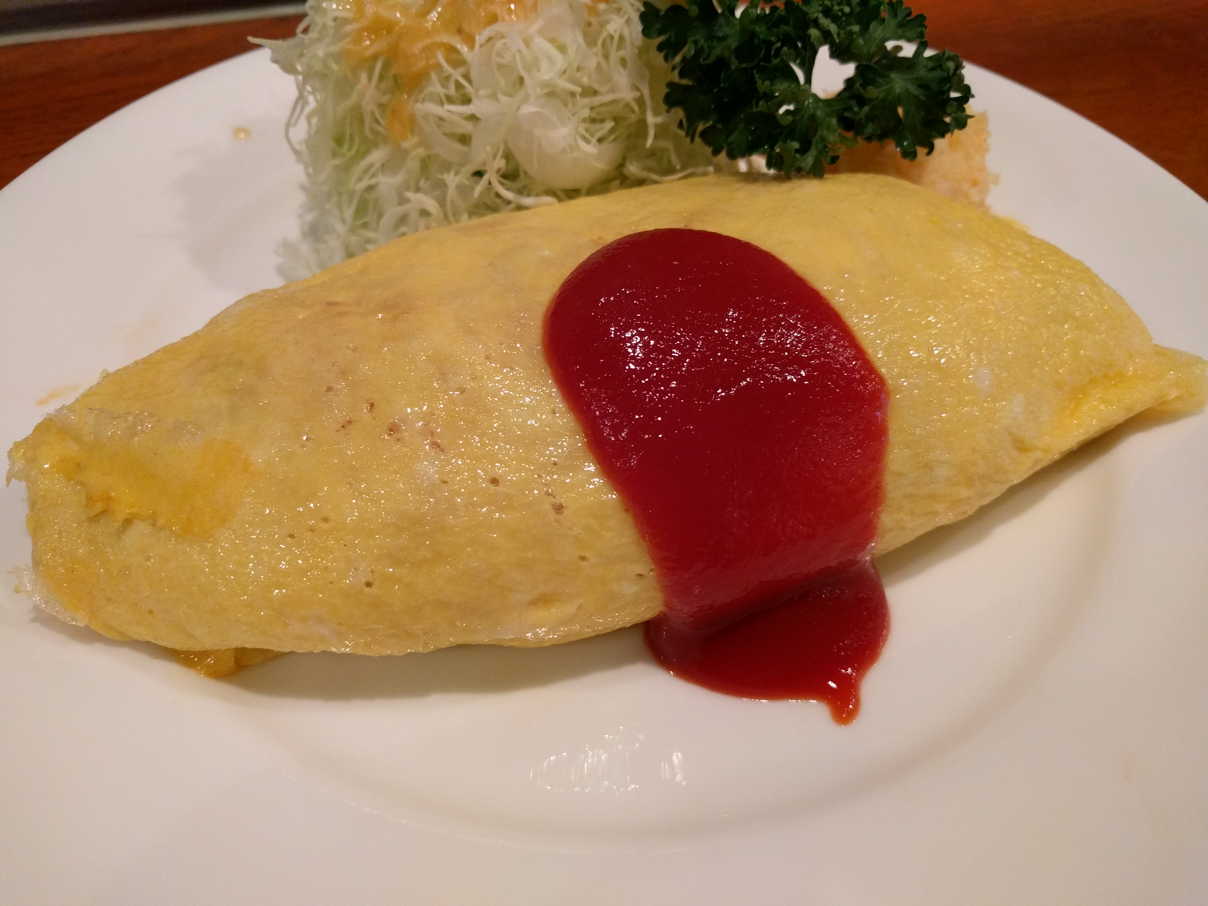 暗めの店内で撮影