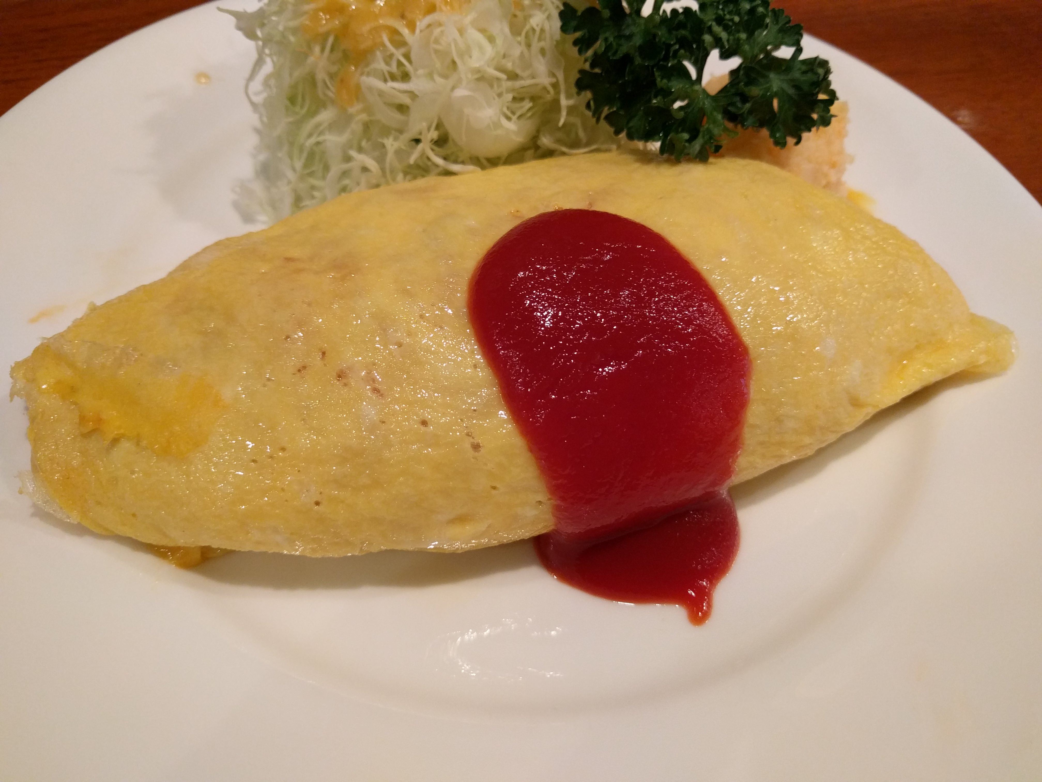 暗めの店内で撮影